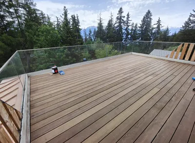 Terrasse en Frêne Thermo