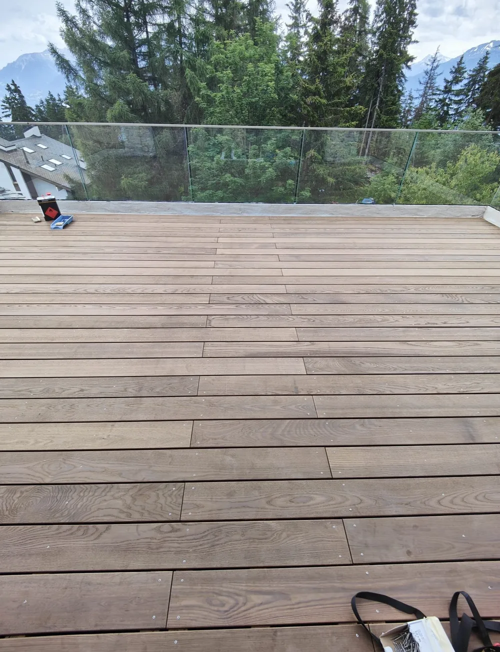 Terrasse en Frêne Thermo – photo 4