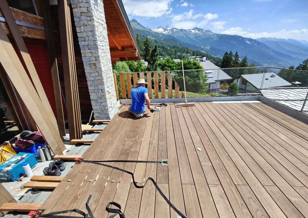 Terrasse en Frêne Thermo – photo 5